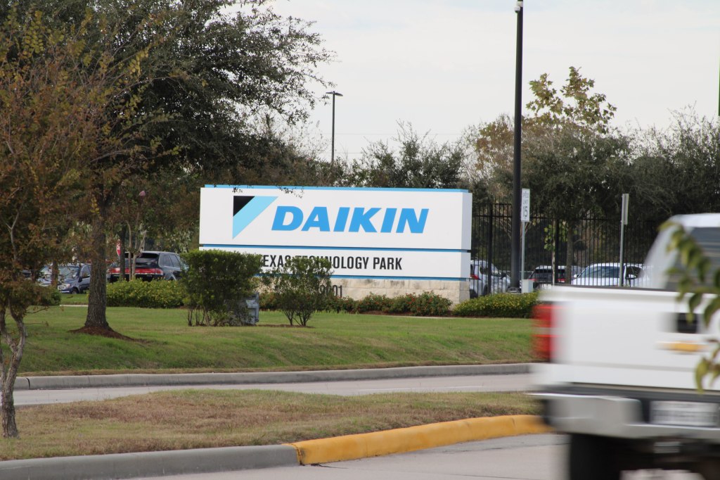 Daikin Technology Park on Kermier Road in Waller, Texas, has brought rapid growth to the area. Rebecca Butler/Reporting Texas